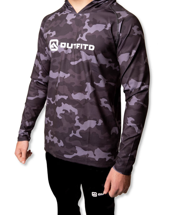 STRETCH CAMO HOODIE