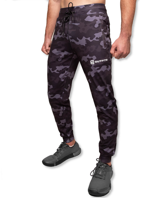 STRETCH CAMO JOGGERS